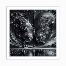 Abstract Butterfly 10 Art Print