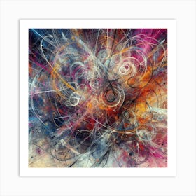 Abstract Fractal Painting Art Print