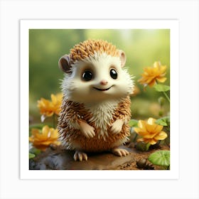 Hedgehog 1 Art Print