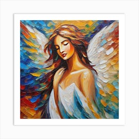 Angel Painting 7 Art Print