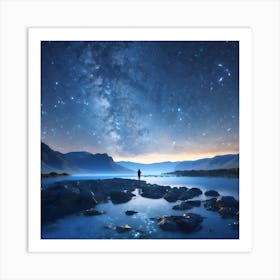 Starry Night Sky Art Print