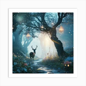 Fairytale Forest 1 Art Print