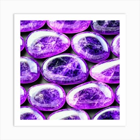 Purple Amethyst Art Print