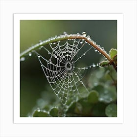 Spider Web Art Print