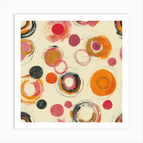 Abstract Circles 59 Art Print