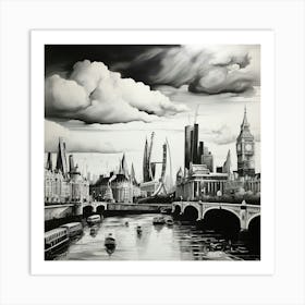 London Skyline 1 Art Print