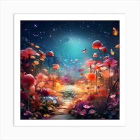 Surreal Love Garden By Csaba Fikker 12 Art Print