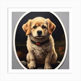 Golden Retriever Art Print