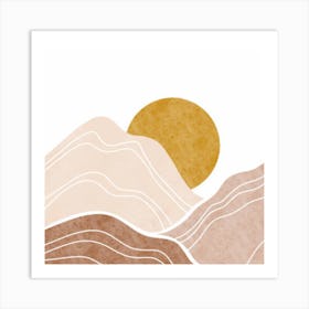 Abstract Landscape Painting 3 Art Print