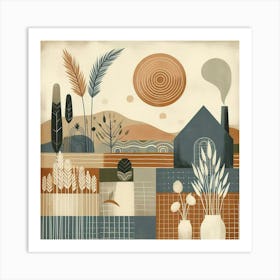 House In The Countryside Art Print