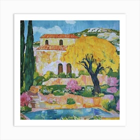 House By The Pool 5 Art Print