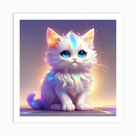 Cute Kitten 6 Art Print