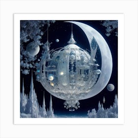 Ethereal Moon Art Print