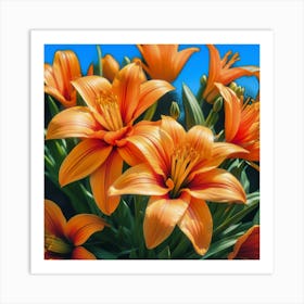 Orange Lily Art Print