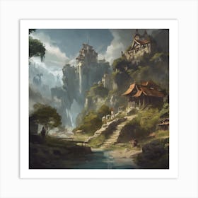 Fantasy Painting 21 Art Print