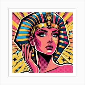 Pop Egyptian Heba Radiance Art Print