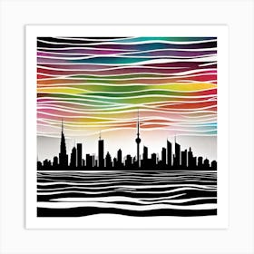 Toronto Skyline 1 Art Print