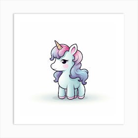 Cute Unicorn 315 Art Print