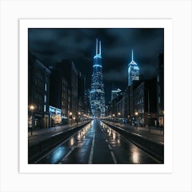 Night In London Art Print