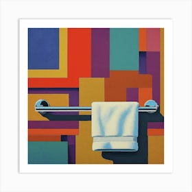 Towel Rack Art Print