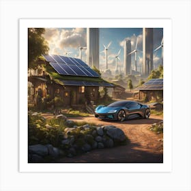 Futuristic Car Art Print