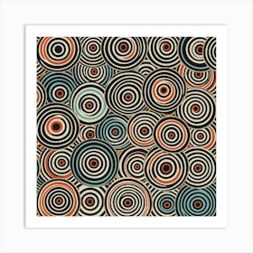 Abstract Circles 8 Art Print