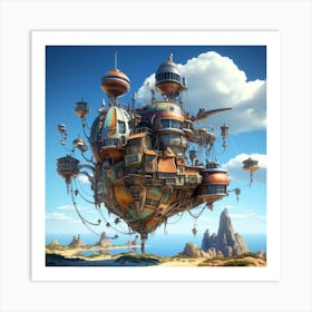 City In The Sky 2 Art Print