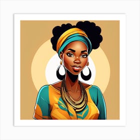 African Woman Art Print