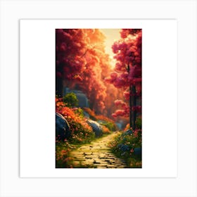 Path In The Forest 3 Art Print