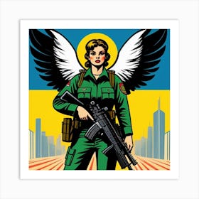 War angel 4 Art Print