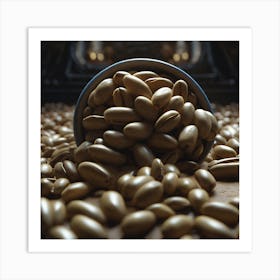 Coffee Beans In A Bowl 25 Art Print