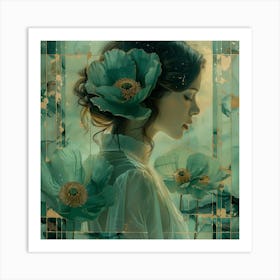 'The Green Poppy' Art Print