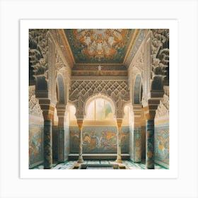 Palace Of Alhambra Art Print