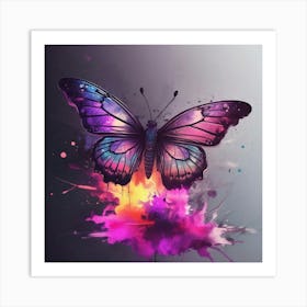 Butterfly Painting 273 Art Print