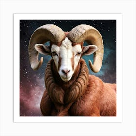 Aries male Art Print