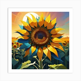 Sunflower 37 Art Print