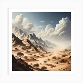 Desert Landscape 2 Art Print