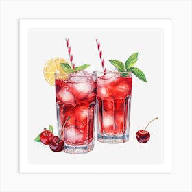 Cherry Lemonade 12 Art Print