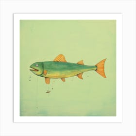 Cute Fish Art Print