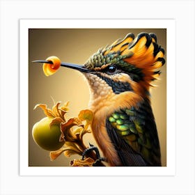 Kolibri Artwork Painting 27 Art Print