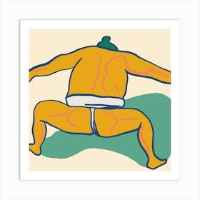 Sumo sport Art Print