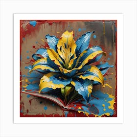 Blue Lily Art Print