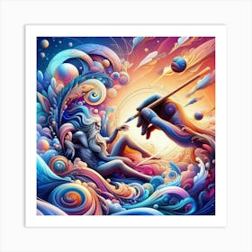 Psychedelic Art Art Print