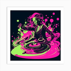 Dj Dj Art Print