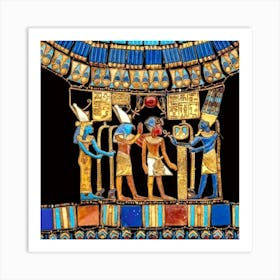 Egyptian Scene 1 Art Print