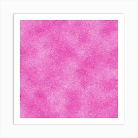 Magenta Glitter Art Print