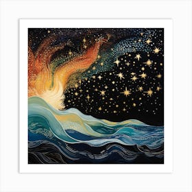 Starry Night 3 Art Print