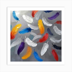 Feathers 4 Art Print