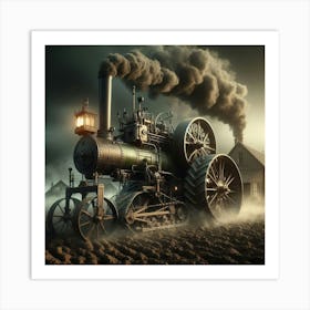 Steam Engine Art Print