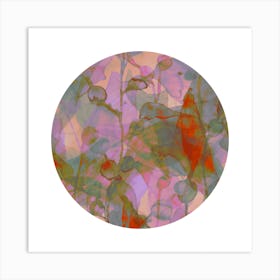 Abstract Seaweed Painting Art Print